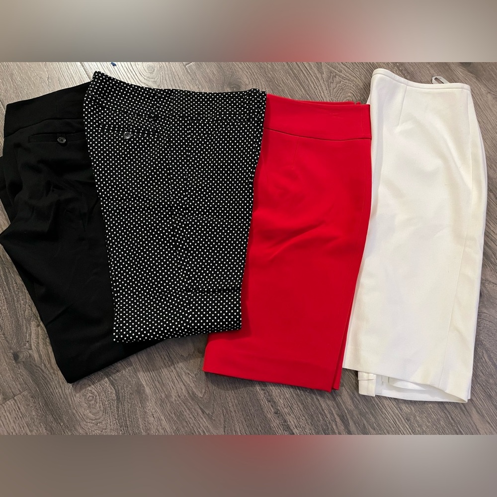 4pc size 10 office bottoms bundle